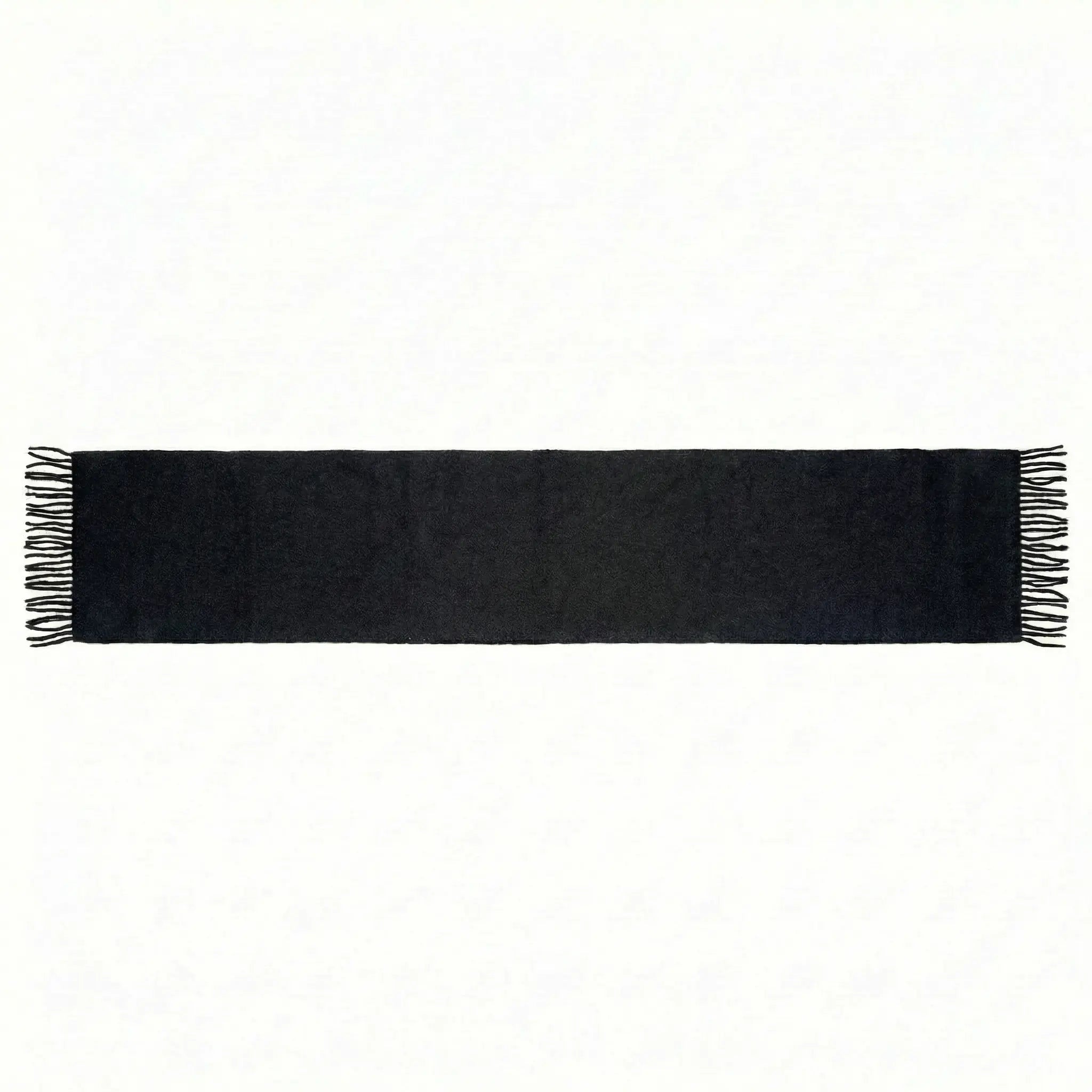 Signature Windsor Double Sided Shawl in Navy with Black Cashmere