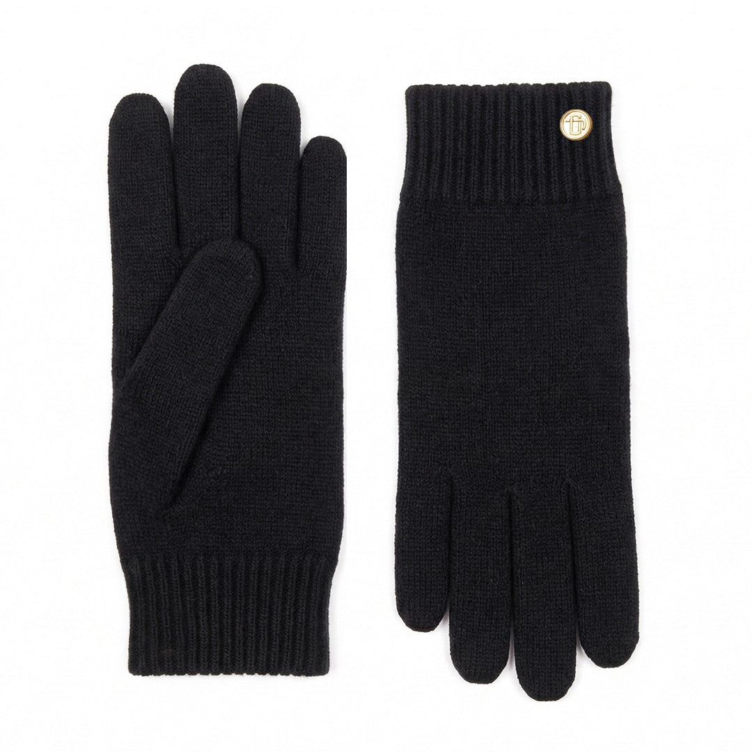 Victoria Classic Cashmere Gloves in Black